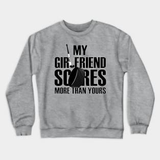 my hockey girl Crewneck Sweatshirt